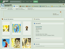 Tablet Screenshot of bankai459.deviantart.com