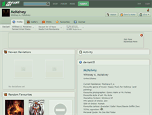 Tablet Screenshot of mckelvey.deviantart.com