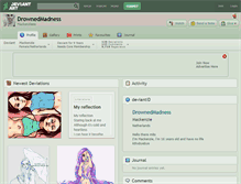 Tablet Screenshot of drownedmadness.deviantart.com