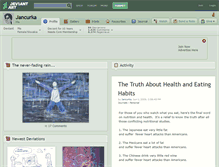 Tablet Screenshot of jancurka.deviantart.com