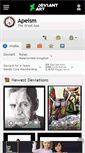 Mobile Screenshot of apeism.deviantart.com
