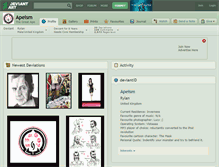 Tablet Screenshot of apeism.deviantart.com