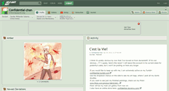 Desktop Screenshot of confidential-chan.deviantart.com