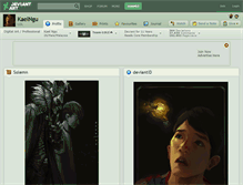 Tablet Screenshot of kaelngu.deviantart.com