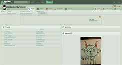 Desktop Screenshot of ghostadventurelover.deviantart.com