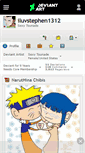 Mobile Screenshot of iluvstephen1312.deviantart.com