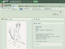 Tablet Screenshot of kuruccha.deviantart.com