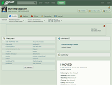 Tablet Screenshot of mewmewpower.deviantart.com