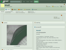 Tablet Screenshot of beha89.deviantart.com