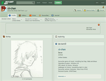 Tablet Screenshot of ct-chan.deviantart.com