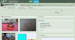 Desktop Screenshot of angeldemonlolz.deviantart.com
