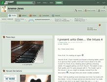 Tablet Screenshot of ameme-jones.deviantart.com