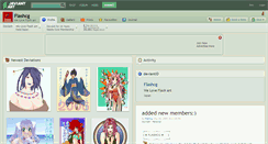 Desktop Screenshot of flashcg.deviantart.com
