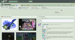 Desktop Screenshot of nabbiekitty.deviantart.com