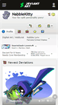 Mobile Screenshot of nabbiekitty.deviantart.com