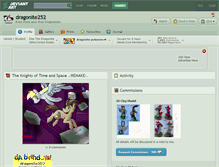 Tablet Screenshot of dragonite252.deviantart.com