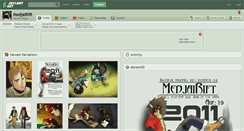 Desktop Screenshot of medjairift.deviantart.com