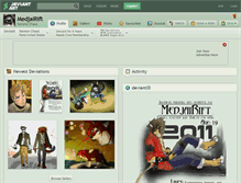 Tablet Screenshot of medjairift.deviantart.com