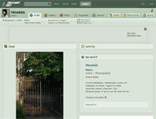 Tablet Screenshot of nme666.deviantart.com
