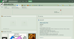 Desktop Screenshot of drum-skeleton.deviantart.com