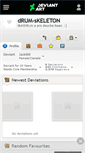 Mobile Screenshot of drum-skeleton.deviantart.com