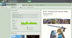 Desktop Screenshot of hyrule-legends.deviantart.com