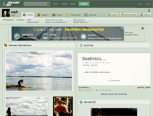 Tablet Screenshot of cash.deviantart.com