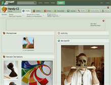Tablet Screenshot of handy-cz.deviantart.com