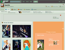 Tablet Screenshot of nami06.deviantart.com