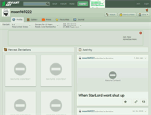 Tablet Screenshot of moon969222.deviantart.com