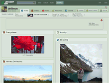 Tablet Screenshot of deliimon.deviantart.com