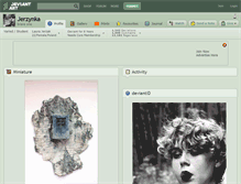 Tablet Screenshot of jerzynka.deviantart.com