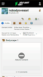 Mobile Screenshot of nobodysweasel.deviantart.com