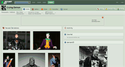 Desktop Screenshot of crying-demon.deviantart.com