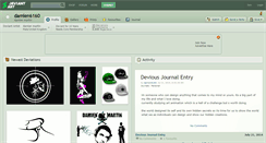Desktop Screenshot of damien6160.deviantart.com