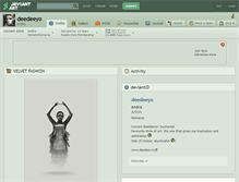 Tablet Screenshot of deedeeyo.deviantart.com