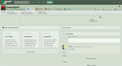 Desktop Screenshot of emeraldspirit.deviantart.com