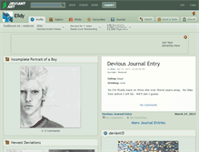 Tablet Screenshot of elidy.deviantart.com