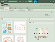 Tablet Screenshot of apears.deviantart.com