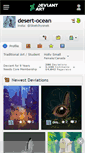 Mobile Screenshot of desert-ocean.deviantart.com