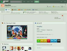 Tablet Screenshot of hanapon.deviantart.com