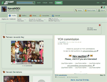 Tablet Screenshot of kawaindex.deviantart.com