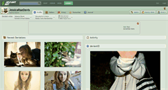 Desktop Screenshot of jessicaraedavis.deviantart.com