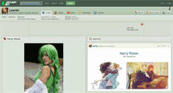 Desktop Screenshot of leaviel.deviantart.com