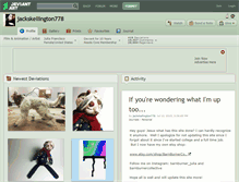 Tablet Screenshot of jackskellington778.deviantart.com