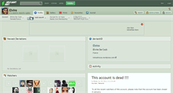 Desktop Screenshot of elvire.deviantart.com