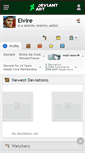 Mobile Screenshot of elvire.deviantart.com