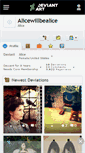 Mobile Screenshot of alicewillbealice.deviantart.com