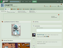 Tablet Screenshot of crazygirl102.deviantart.com