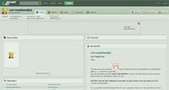 Desktop Screenshot of len-nosebleedplz.deviantart.com